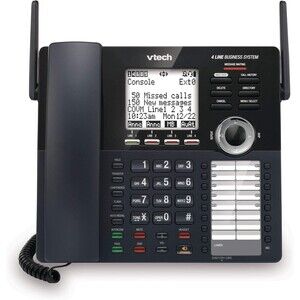 VTech Main Console 4-Line Expandable Office Phone System Answering Machine